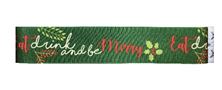 Picture of EAT DRINK & BE MERRY RIBBON  2.5CM X 1M